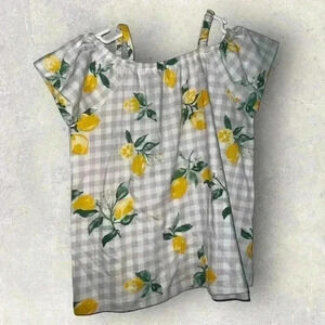 NWT Bailey lane lemon top size small